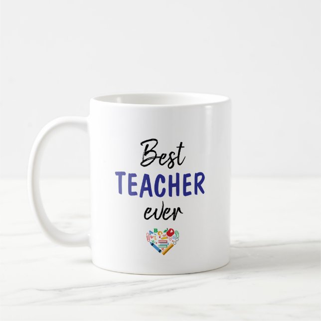 Mug Meilleur Enseignant de Tous les Temps (Gauche)