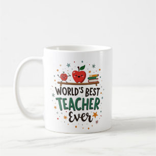 Mug Meilleur enseignant du monde - Conception personna