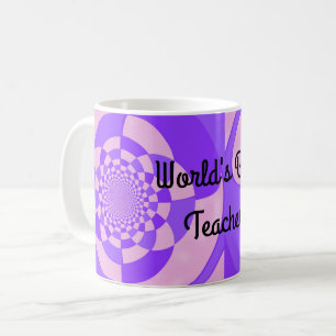 Mug Meilleur enseignant du monde Fractal Design