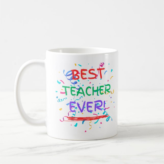 Mug Meilleur enseignant jamais (Gauche)