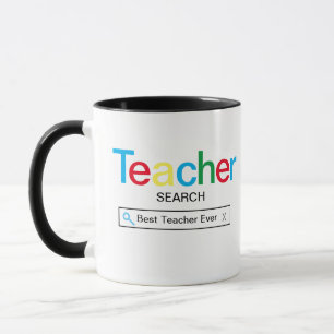 Mug Meilleur enseignant jamais moteur de recherche Rés