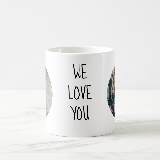 Mug Meilleur Enseignant Jamais Personnalisé Amour Phot (Centre)