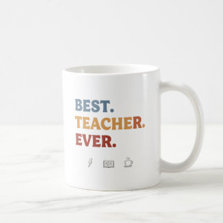 Mug Meilleur Enseignant Jamais Rétro Musique Moderne