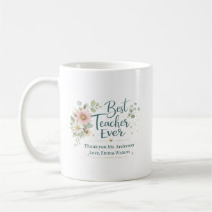Mug Meilleur Enseignant Personnalisé Merci pour Tout