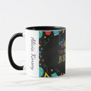 Mug Meilleur Enseignant Remerciements Personnalisés