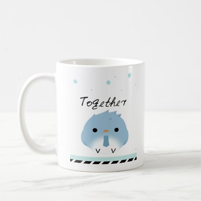 Mug Meilleur ensemble design minimal  (Gauche)