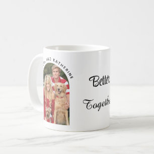 Mug Meilleur ensemble nom éditable   Photo d'arche per