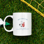 Mug Meilleur entraîneur jamais | Photo de l'entraîneur<br><div class="desc">Un cadeau parfait pour votre entraîneur en fin de saison. Montrez à votre entraîneur combien vous les appréciez et dites Merci avec cette tasse photo personnalisée. Conçu pour un entraîneur de football. Célébrez une grande saison avec un grand entraîneur en leur donnant cet entraîneur merci mug! D'autres thèmes sont disponibles...</div>
