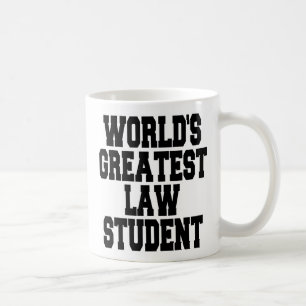 Mug Meilleur étudiant en droit dans le monde
