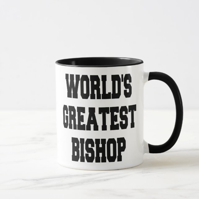 Mug Meilleur évêque du monde (Droite)