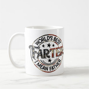 Mug Meilleur Farter du monde de la fête des pères Je v