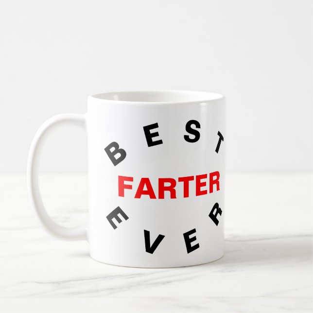 Mug Meilleur Farter jamais (Gauche)