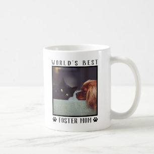 Mug Meilleur Foster Maman Empreintes de pattes Animaux