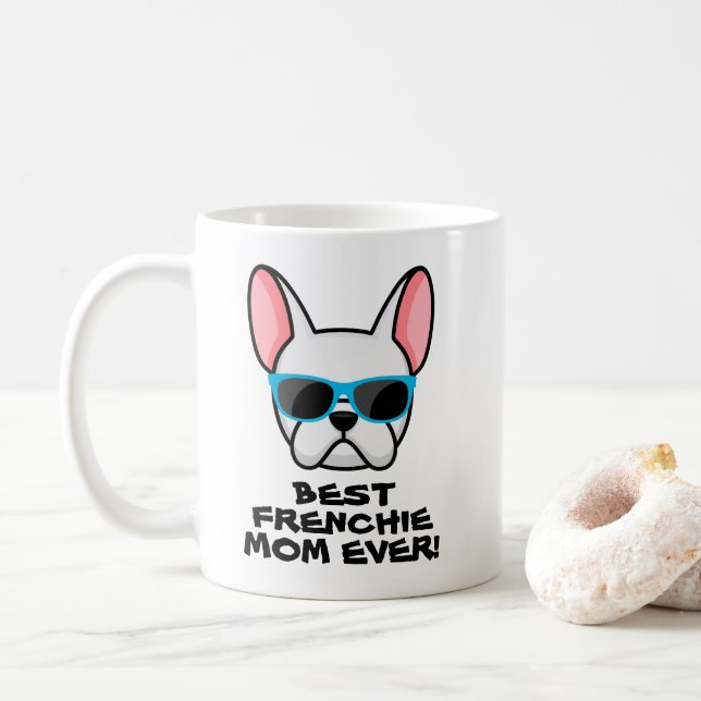 Mug Meilleur Frenchie Maman Fête des Mères Blanc Franç (Avec donut)