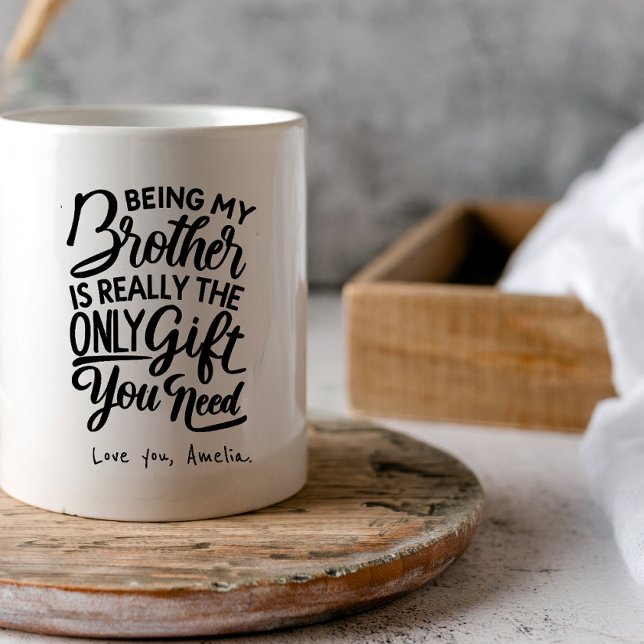 Mug Meilleur Frère | drôle de frère en droit cadeau (Créateur téléchargé)