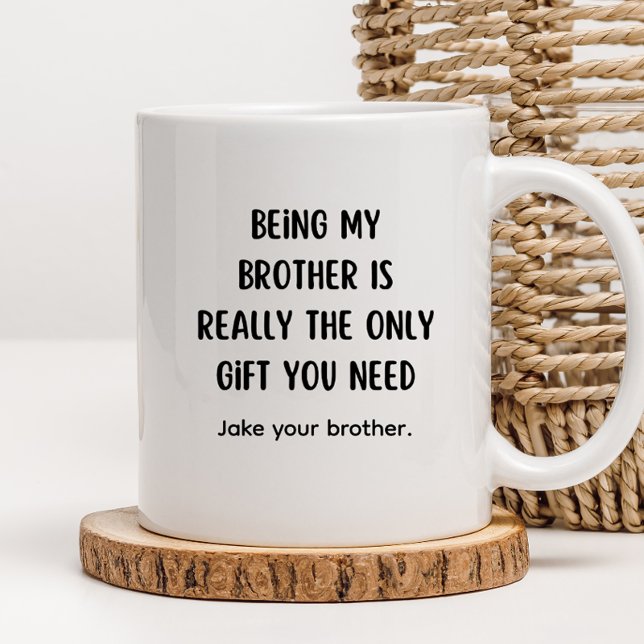 Mug Meilleur Frère Jamais Amusant Frère ou Frère en Dr (Créateur téléchargé)