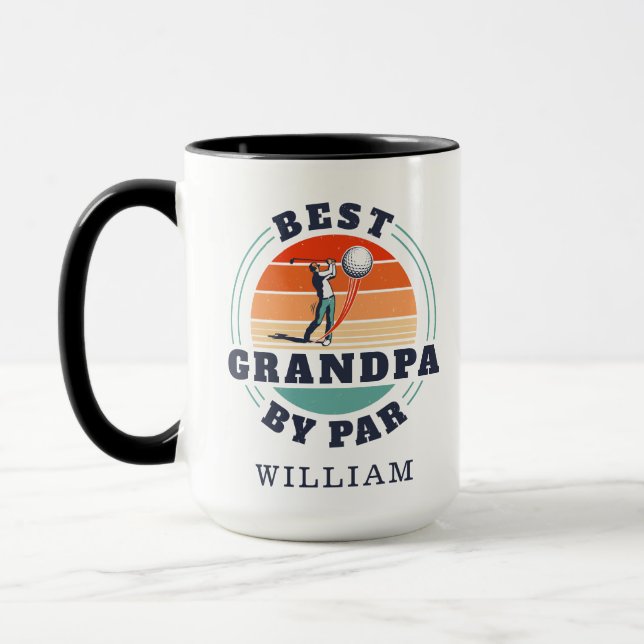Mug Meilleur Grand-Papa Par Par Golf Personalisé (Gauche)