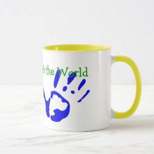 Mug Meilleur grand-père avec des empreintes de main Mu