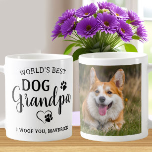 Mug Meilleur grand-père de chien du monde Photo person