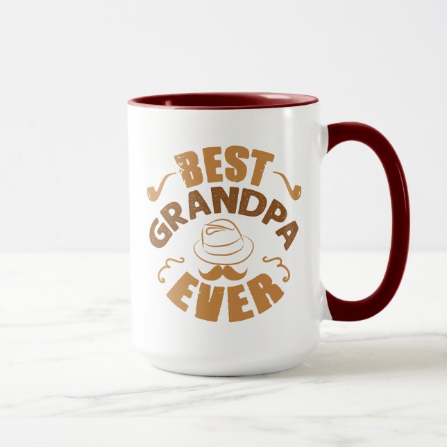 Mug Meilleur grand-père de tous les temps - Illustrati (Droite)