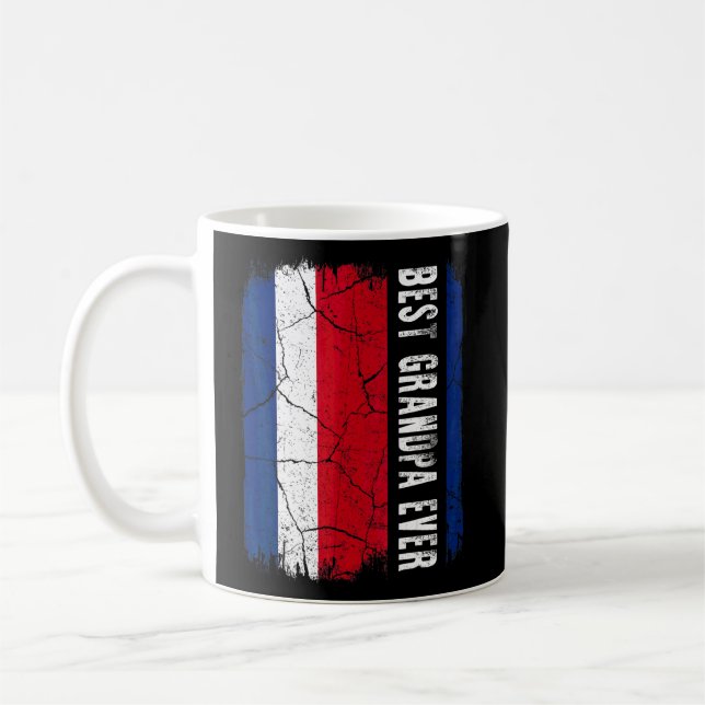 Mug Meilleur grand-père du Costa Rica jamais le drapea (Gauche)