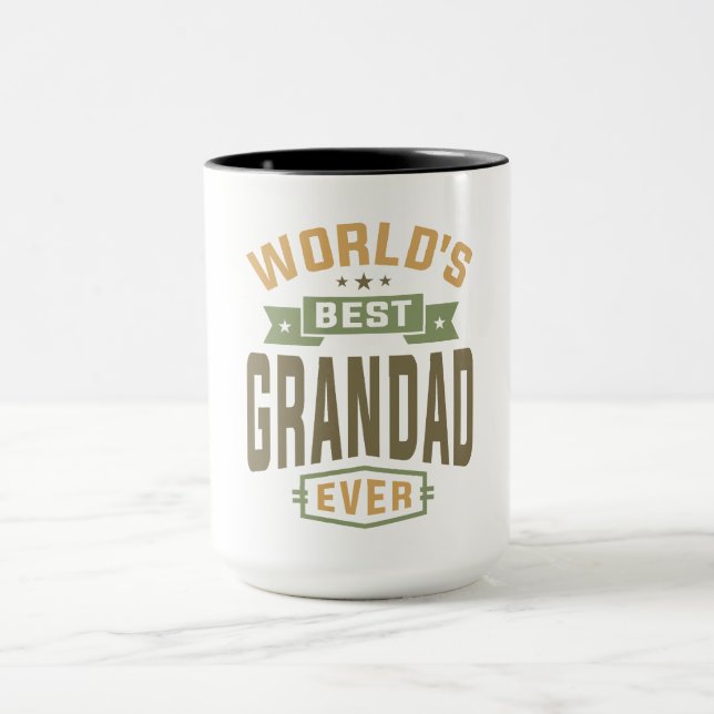 Mug Meilleur Grand-Père du monde - Grand-père chéri (Centre)