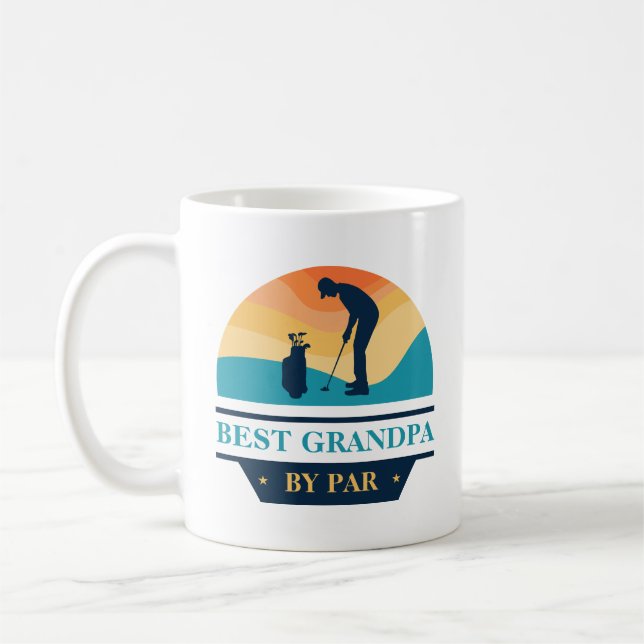 Mug Meilleur Grand-Père Par Grand-Parents Day Golf Lov (Gauche)