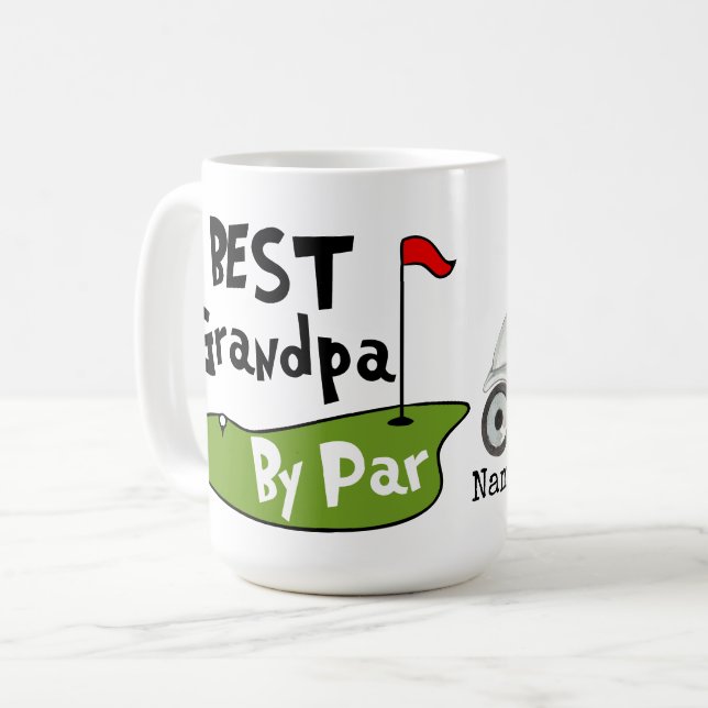 Mug Meilleur grand-père par Par (Devant gauche)