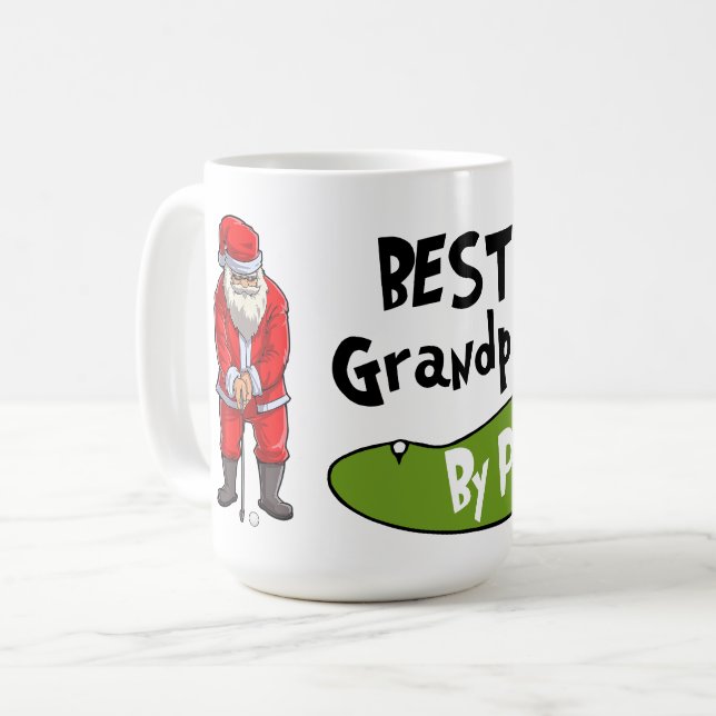 Mug Meilleur grand-père par Par pour Noël avec le Père (Devant gauche)