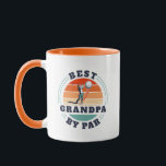 Mug Meilleur Grand-Père Par Par Retraité Golfer Grand<br><div class="desc">Retro Best Grandpa By Par design vous pouvez customiser. Un cadeau parfait pour l'anniversaire de Fête des pères ou de grand-père. Le texte "GRANDPA" peut être customisé avec n'importe quel papa moniker en cliquant sur le bouton "Personnaliser".</div>