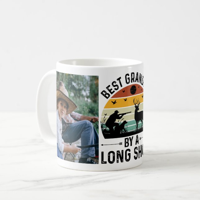 Mug Meilleur grand-père par une longue prise de photo (Devant gauche)