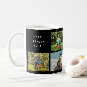 Mug Meilleur Grand-Père Personnalisé Collage Photo Noi