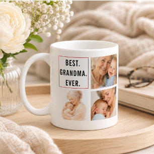 Mug Meilleur Grand-Père Photo Collage Grands-Parents