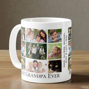 Mug Meilleur Grand-Père Photo Montage
