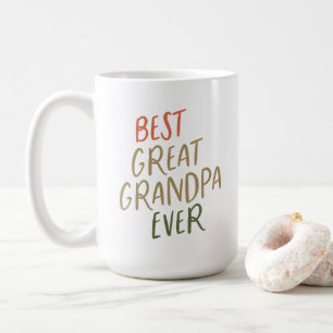 Mug Meilleur Grand-Père Toujours Coloré Type De Vacanc