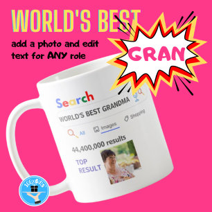 Mug MEILLEUR GRANDMA DU MONDE - Résultats Drôle de rec