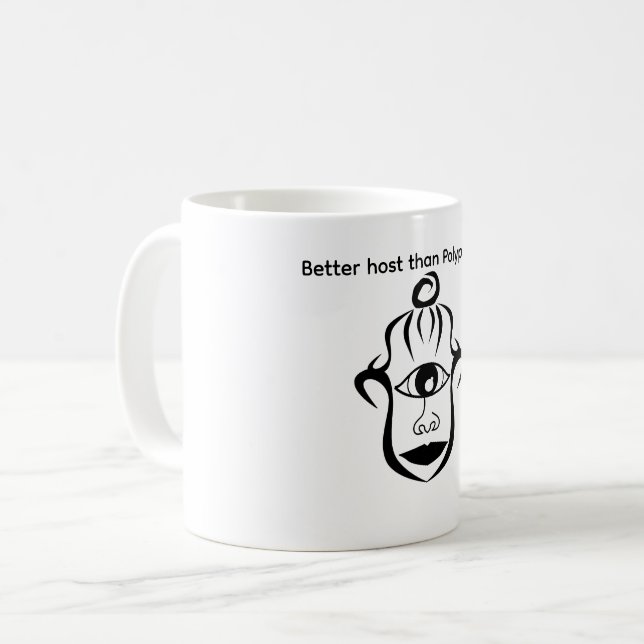 Mug Meilleur hôte que Polyphemus (Devant gauche)
