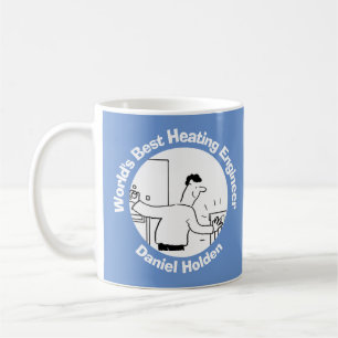 Mug Meilleur ingénieur de chauffage au monde à personn
