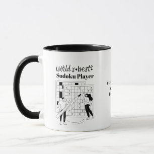 Mug Meilleur joueur Sudoku du monde Personnalisé