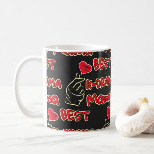Mug Meilleur K-drama Mama, Coréen Drama Fan cadeau sar