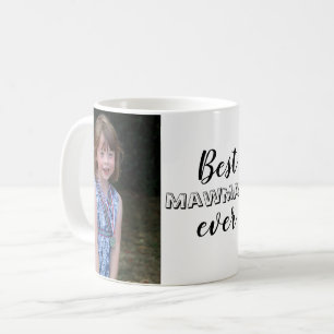 Mug Meilleur Mamaw Jamais Photo Personnalisée