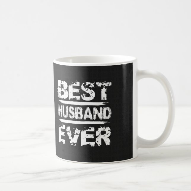 Mug Meilleur MARI de tous les temps A06Z moderne noir  (Droite)
