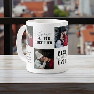 Mug Meilleur mari de tous les temps moderne 5 Collage