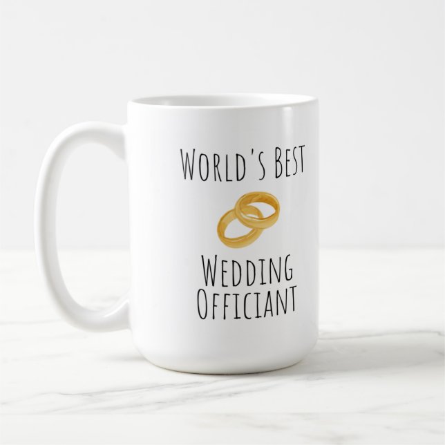 Mug Meilleur Mariage officiel du monde - Merci Gift Co (Gauche)