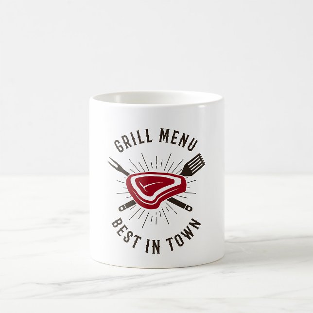 Mug Meilleur Menu Grill de la Ville (Créateur téléchargé)