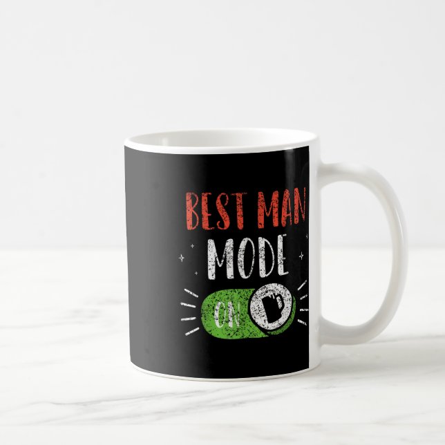 Mug Meilleur Mode Homme Sur L'équipe De Marié Fête Ent (Droite)