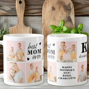 Mug Meilleur MOM jamais personnalisé Monogramme 7 Phot