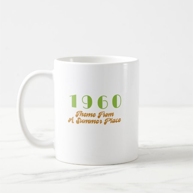 Mug Meilleur morceau de 1960 par année (Gauche)