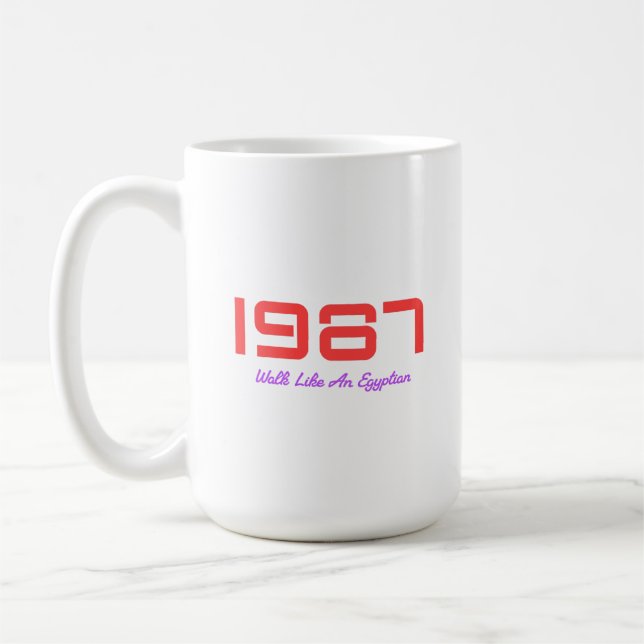 Mug Meilleur morceau de 1987 (Gauche)