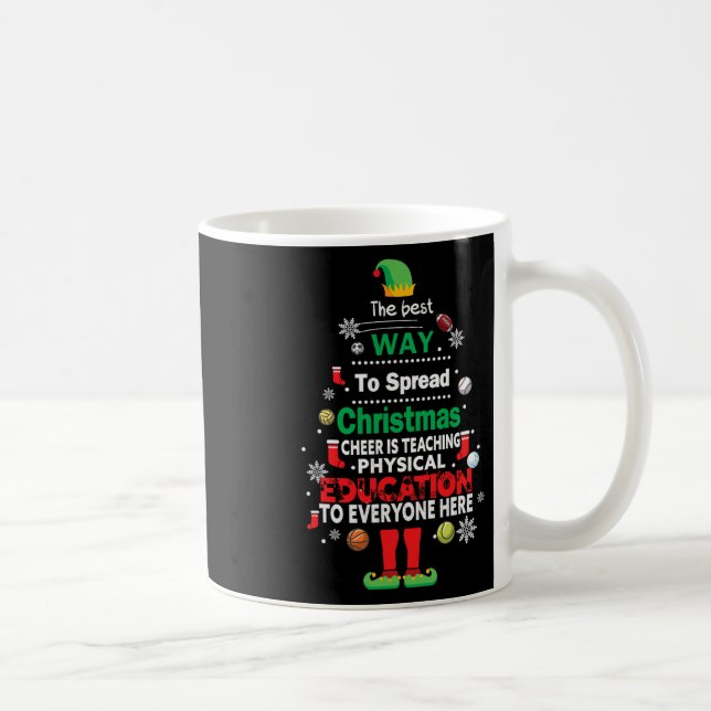 Mug Meilleur Moyen De Diffuser Noël Cheer Enseigner Ph (Droite)